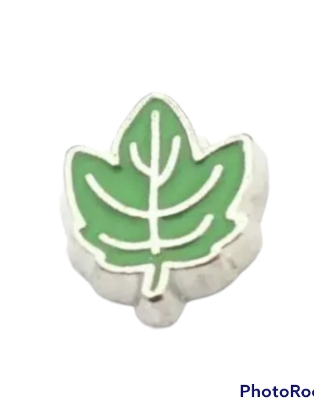 Origami Owl Green Leaf Charm